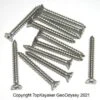Stainless Steel Gunwale Screws, 1.5 Inches -Topkayaker CNF 8060220