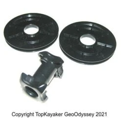 Confluence Rudder Axle Kit, With Pulleys