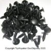 Long Push Rivets, 100 Pack -Topkayaker ITW M39 0630 10BLK 100PK