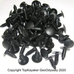 Long Push Rivets, 100 Pack