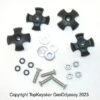 Kajak Sport Recessed Deck Fittings Kit -Topkayaker KJS 402210 KIT