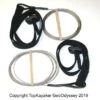 Rudder Cables And Straps, Pair (Necky OK OT) -Topkayaker NKY 07 2000 0800 2PK