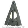 Old Town Canoe Deck (small A - With Molded Scotty Mounts) -Topkayaker OT 01 1315 0518 TOP VIEW
