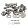 Sea-Lect 8-32 X 1 Inch Oval Head Fastener 6 Pack -Topkayaker SLD K931204 1 OVAL HEAD