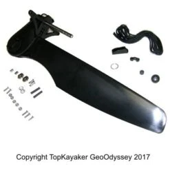 SmartTrack Hybrid Foil Rudder, Solo, Long Pin