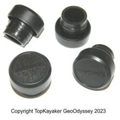 Yakima Round Bar End Caps, 4 Pack