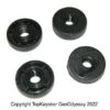 Pyranha Foot Rest Wheel Nuts, 4 Pack -Topkayaker TKN PPV FB 5520 4PK